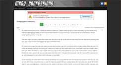 Desktop Screenshot of dirtyconfessions.org